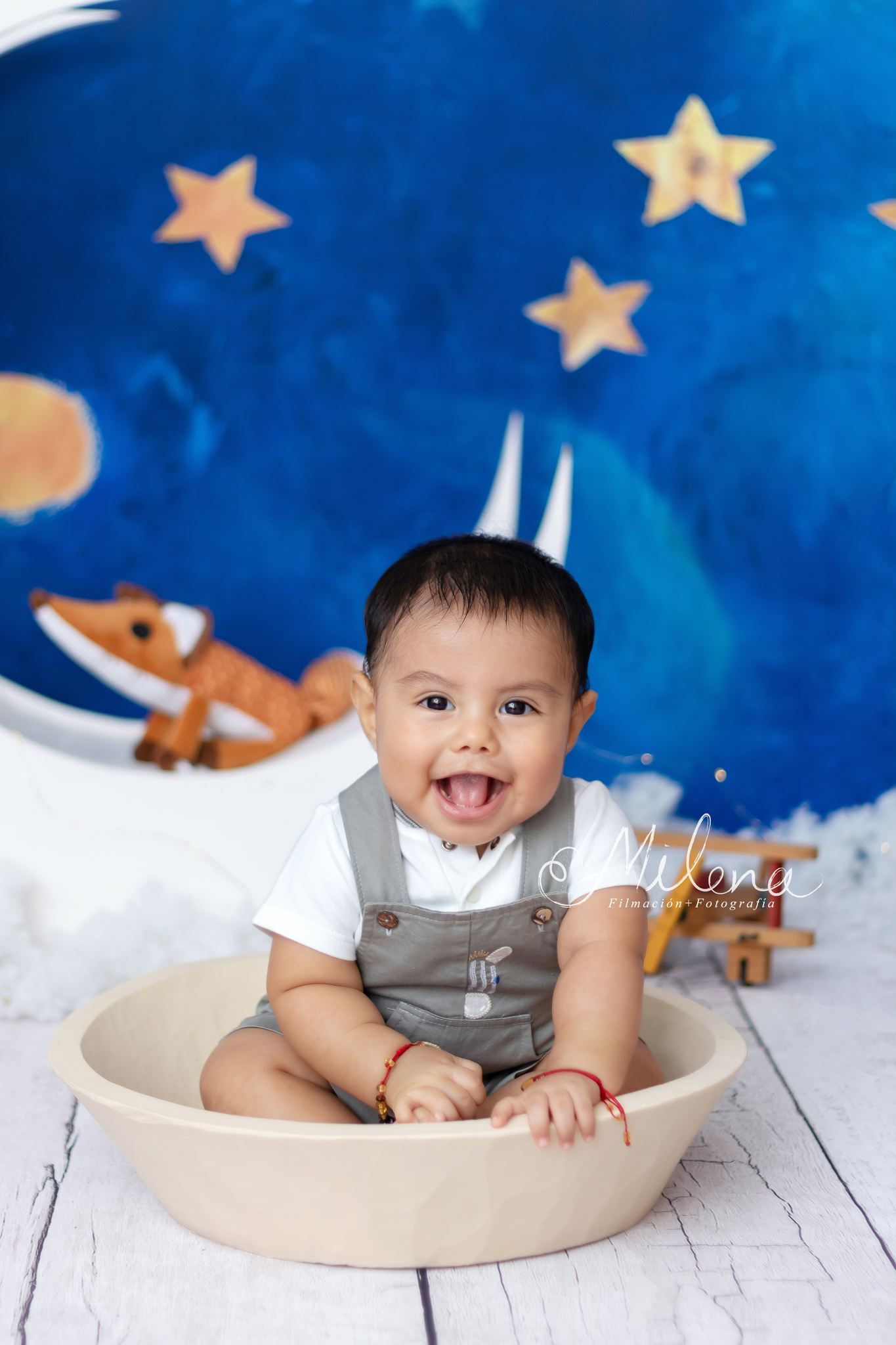 Sesión fotográfica bebé 6 meses en estudio  El principito – Milena  Filmación + Fotografía